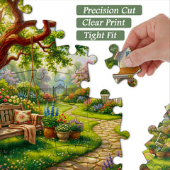 Sunny Swing Garden Jigsaw Puzzle 1000 Pieces