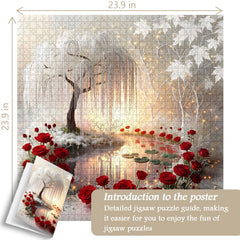 Silent Light Garden Jigsaw Puzzle 1000 Pieces