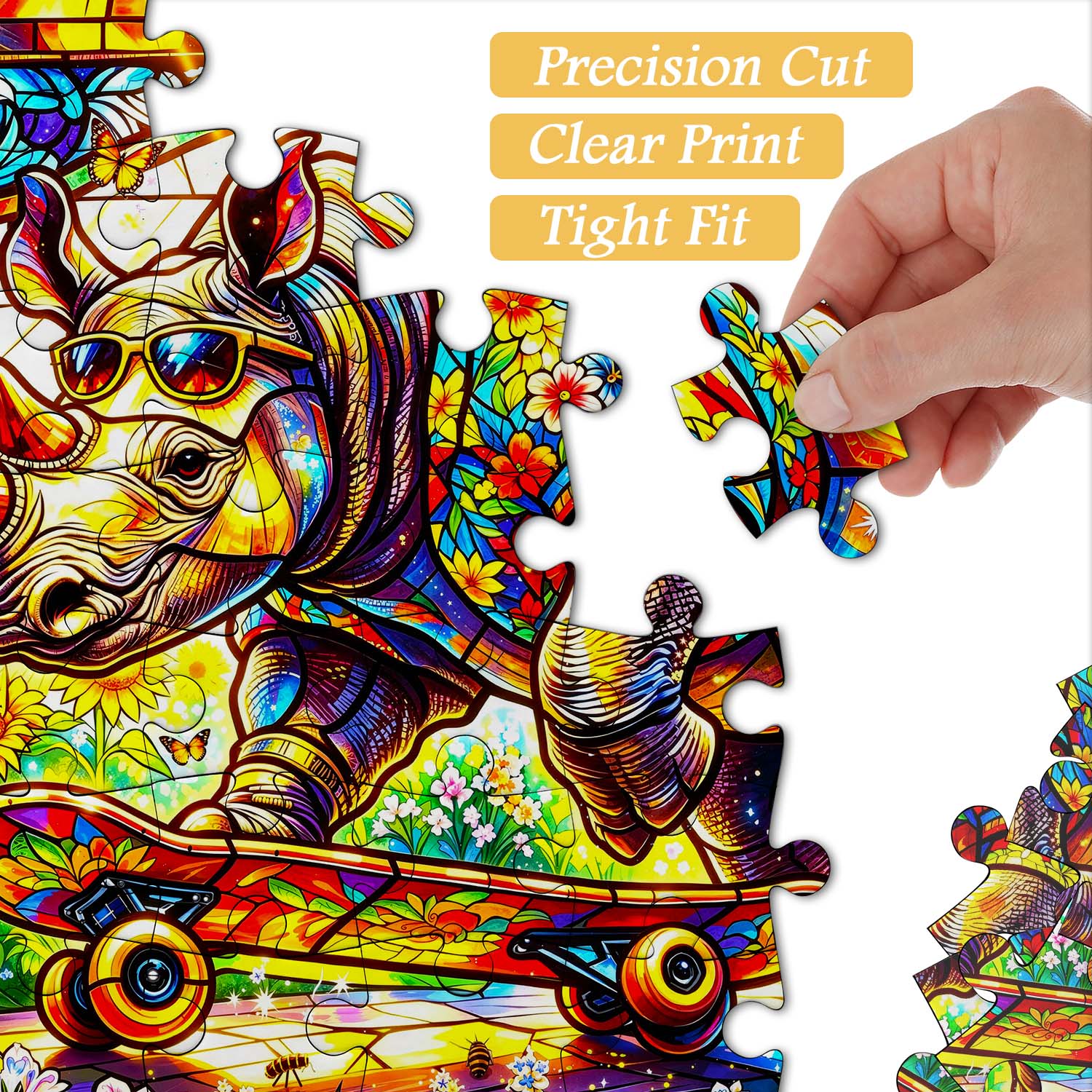 Puzzle Girasole Rhino Glide Jigsaw 1000 pezzi