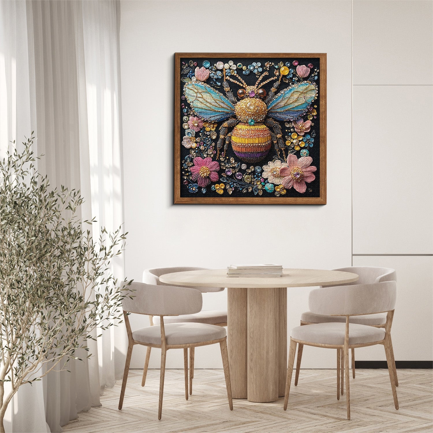 Juwelenbesetztes Biene-Puzzle 1000 Teile