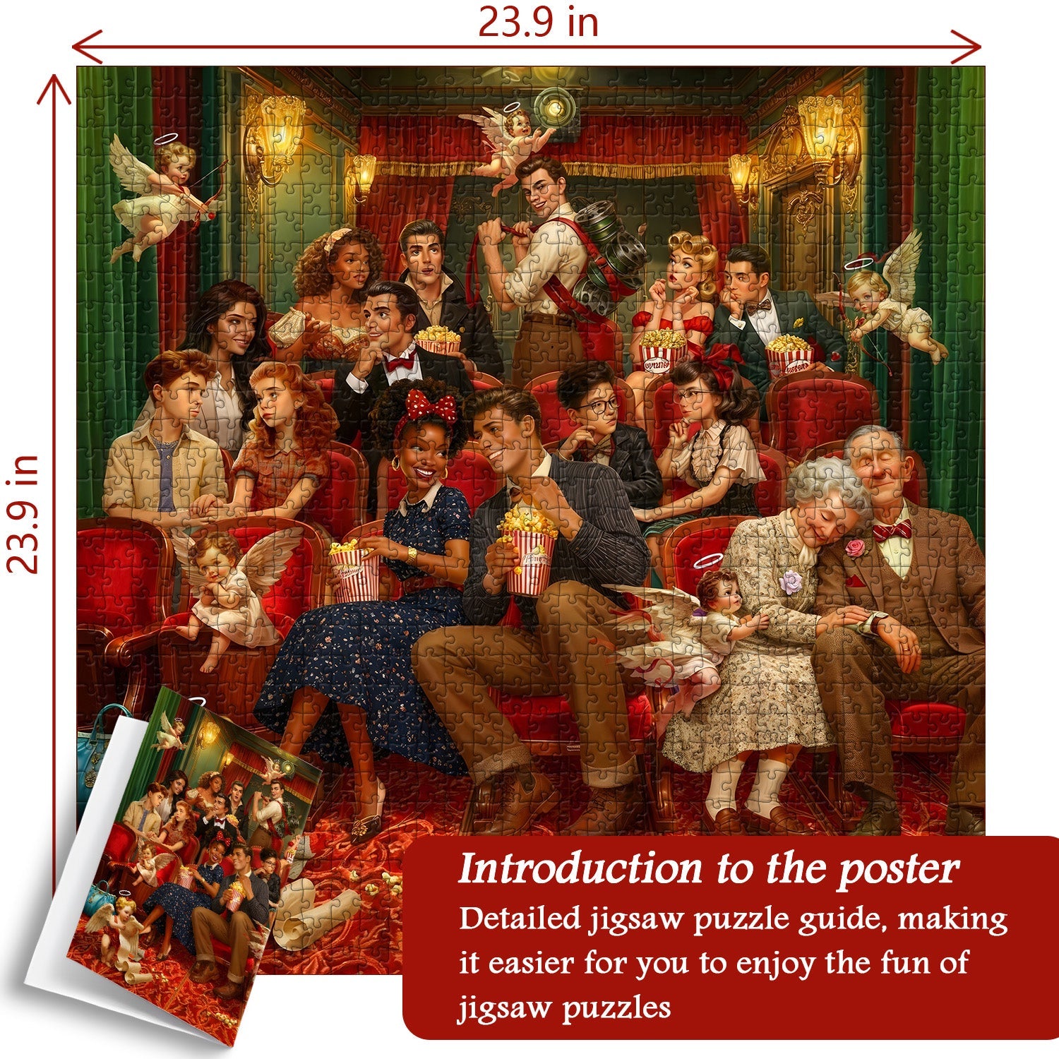 Vintage Cinema Joy Jigsaw Puzzle 1000 Pieces