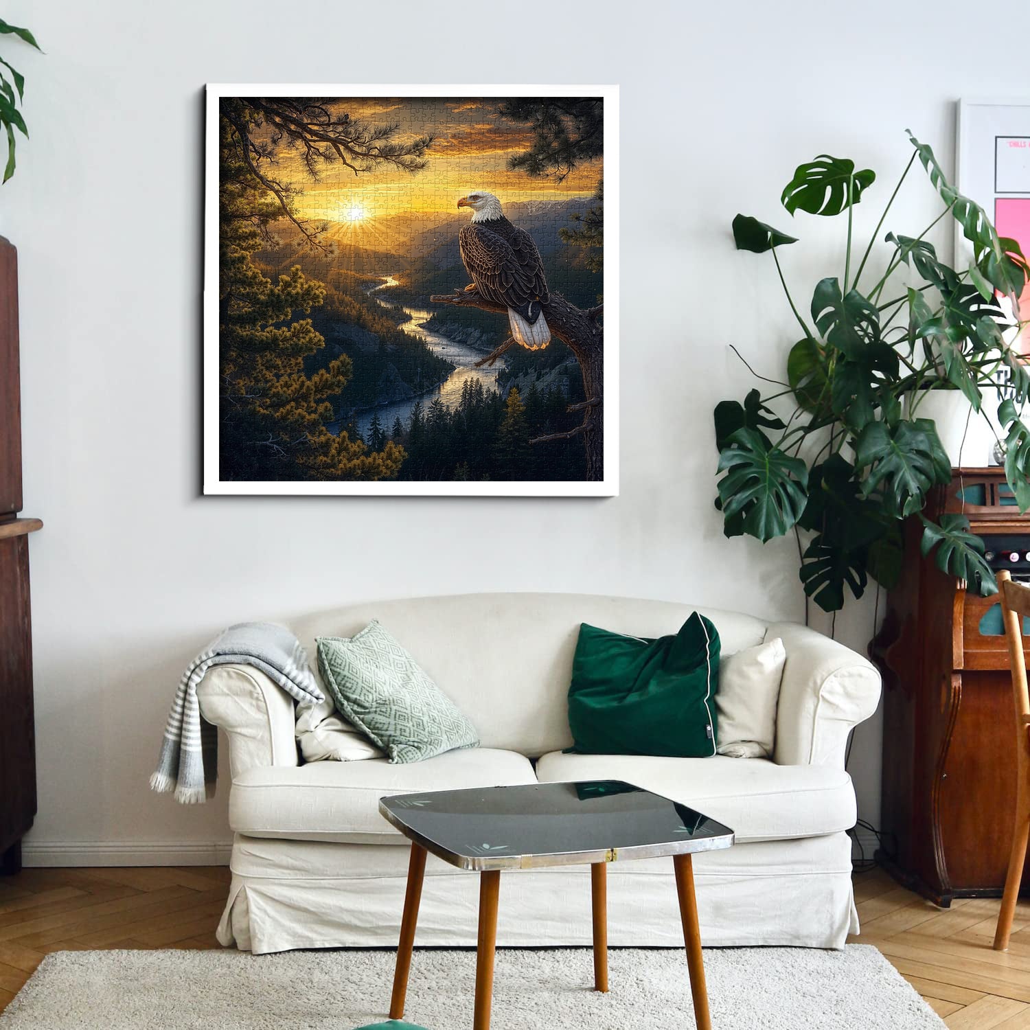 Eagle at Sunset Jigsaw Puzzle 1000 Pieces