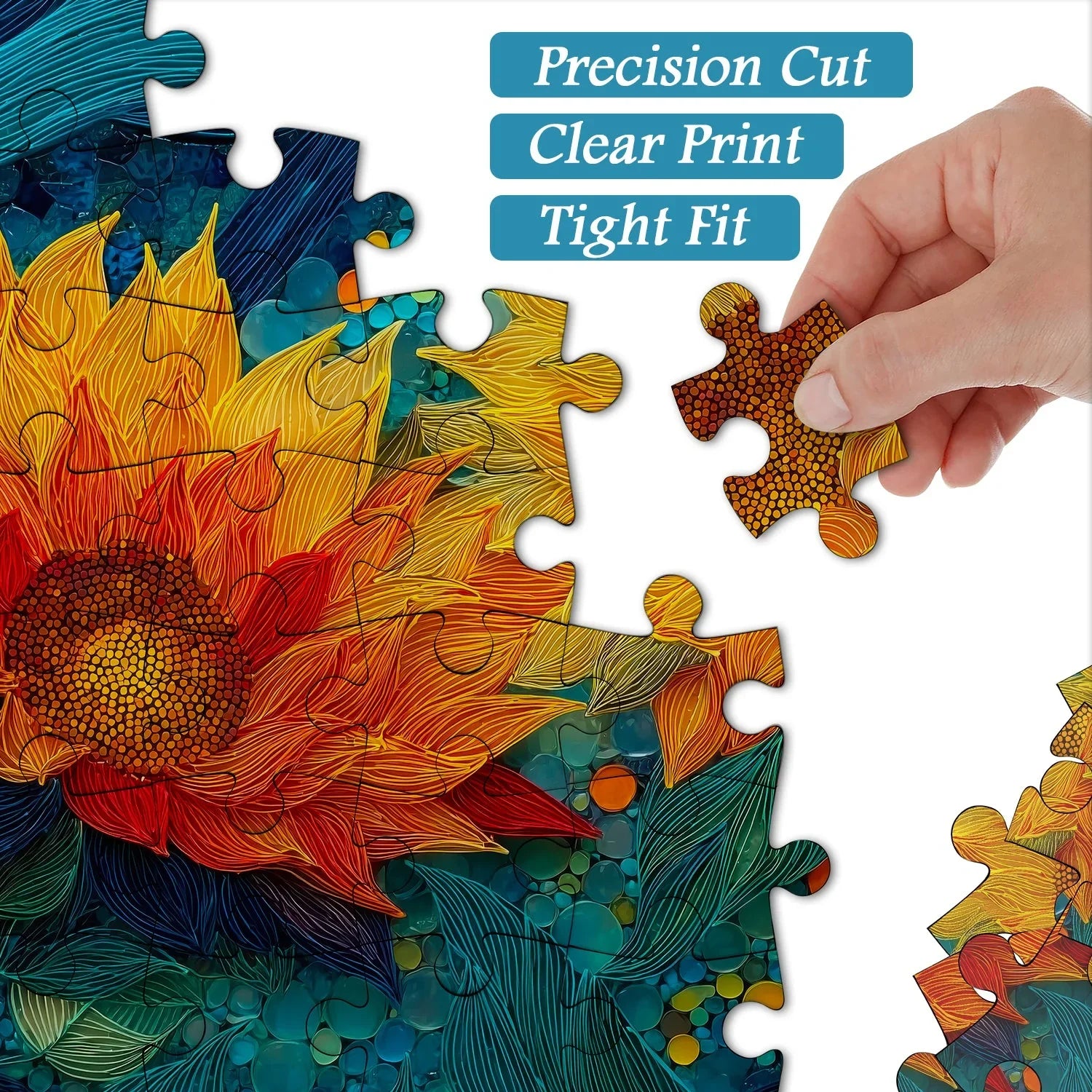 Goldene Sonnenblumen Puzzle 1000 Teile