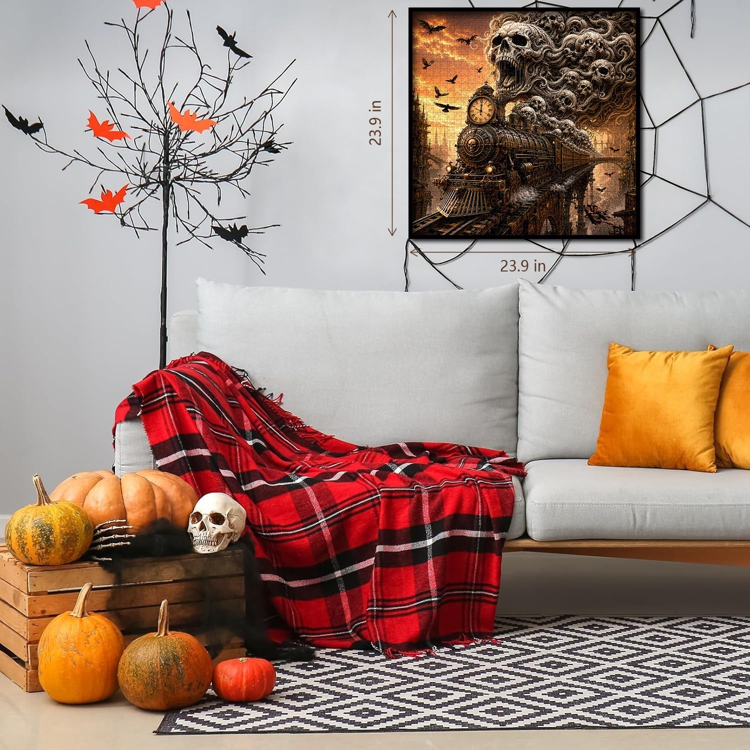 Skull Train Jigsaw Puzzle 1000 Pieces
