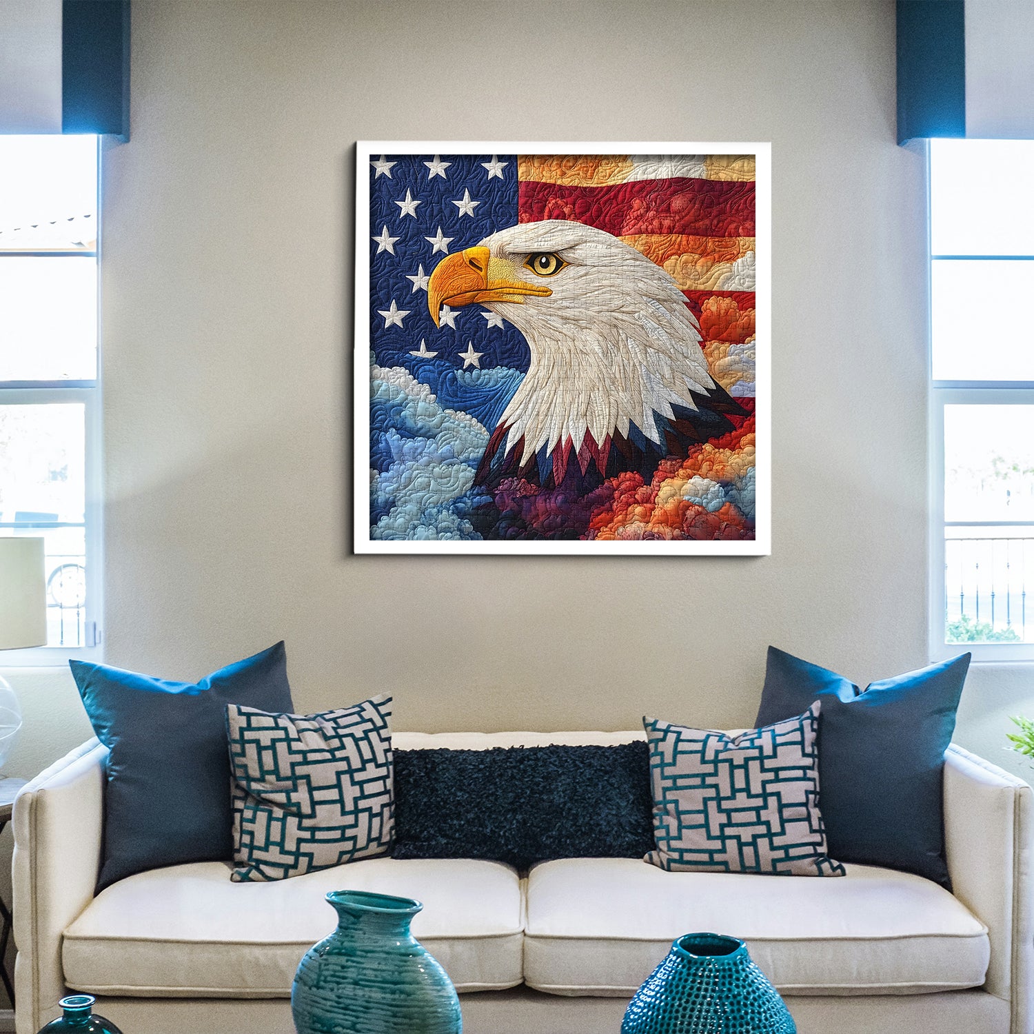 Der gesteppte Adler Puzzle 1000 Teile