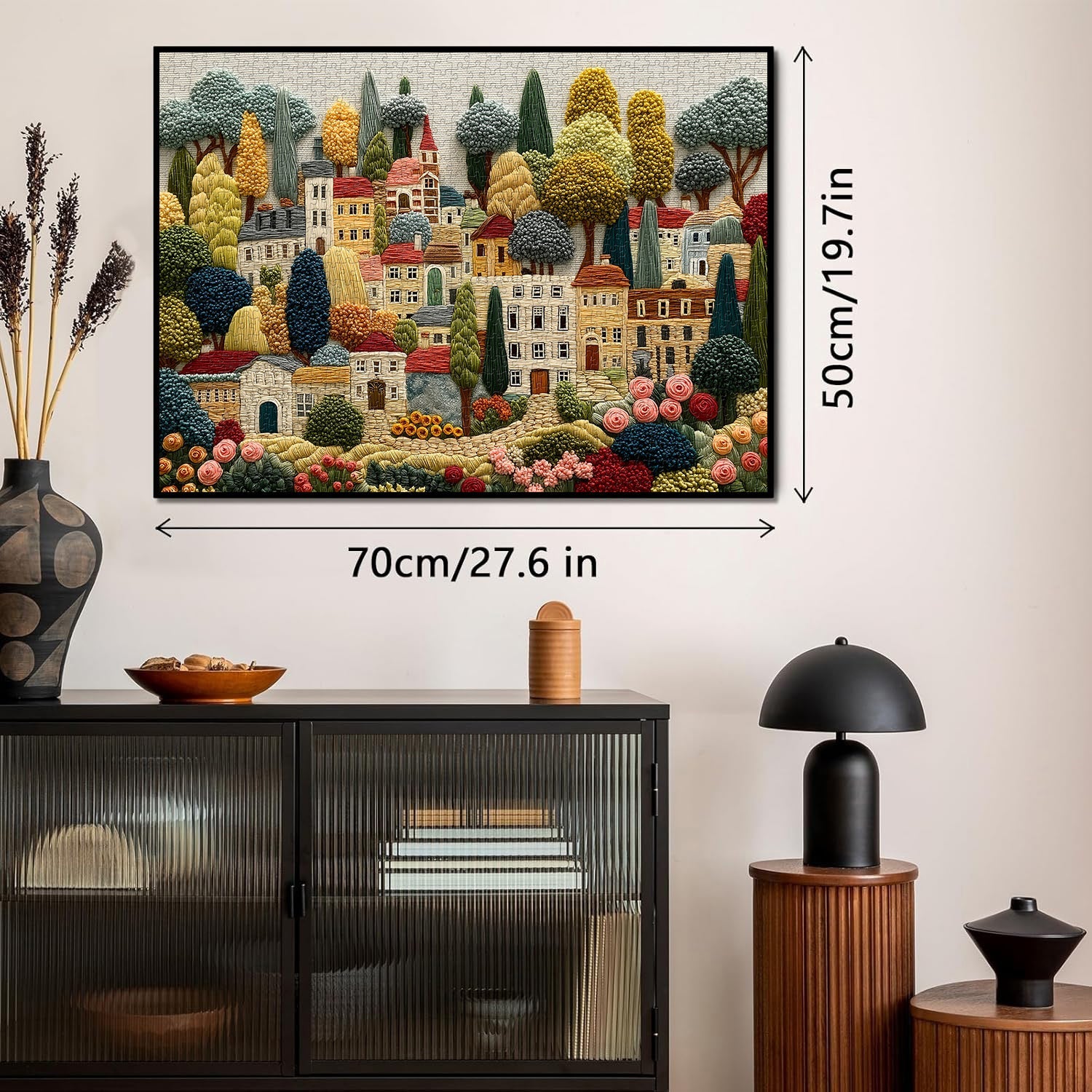 Embroidery Village Jigsaw Puzzle 1000 Pieces