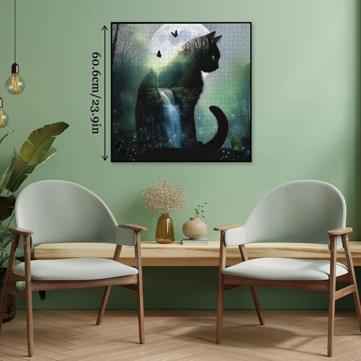 Forest Cat Jigsaw Puzzle 1000 Pieces