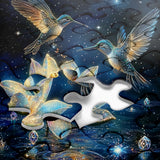 Starry Sky Hummingbirds Jigsaw Puzzle 1000 Pieces