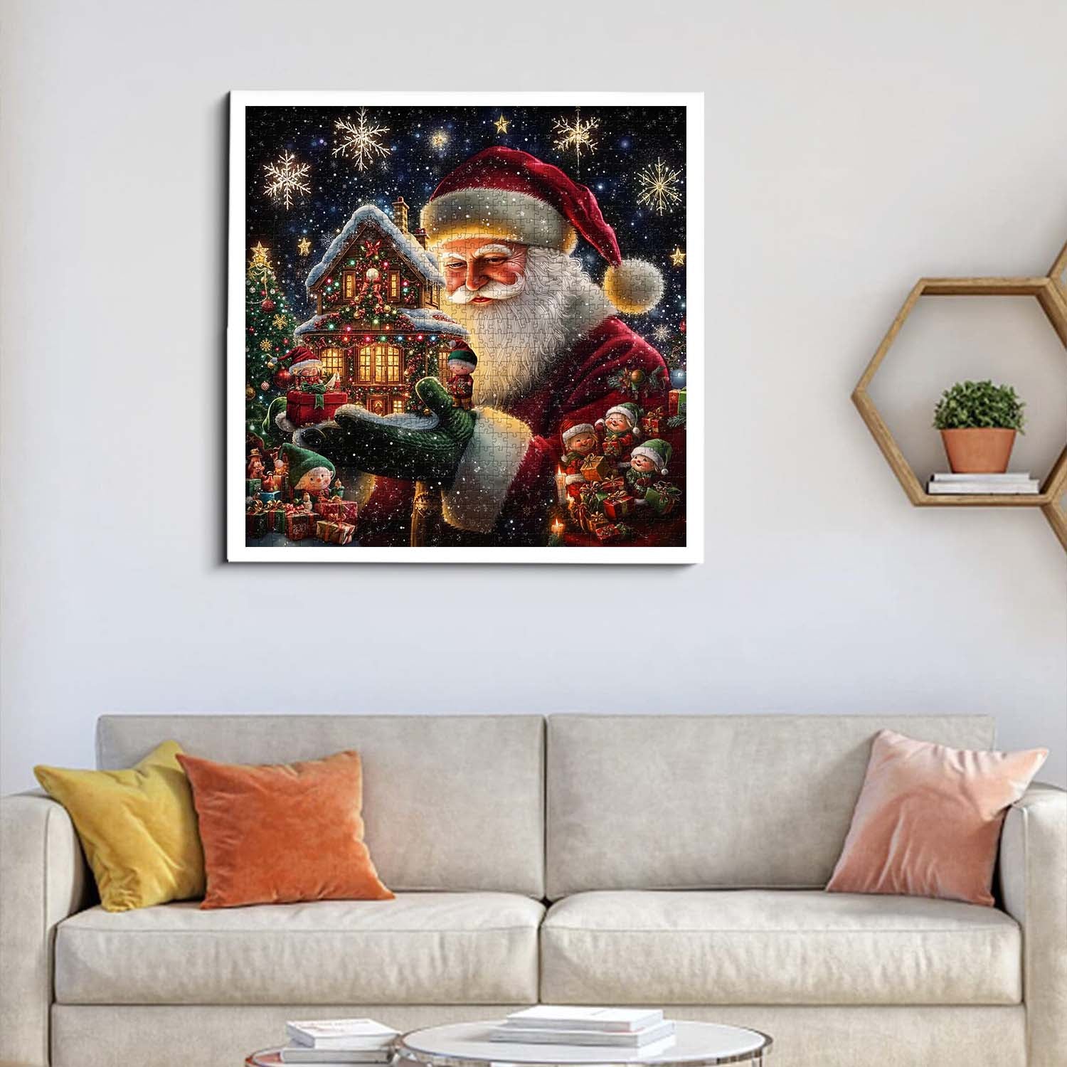 Puzzle L'Atelier Magique du Père Noël 1000 pièces