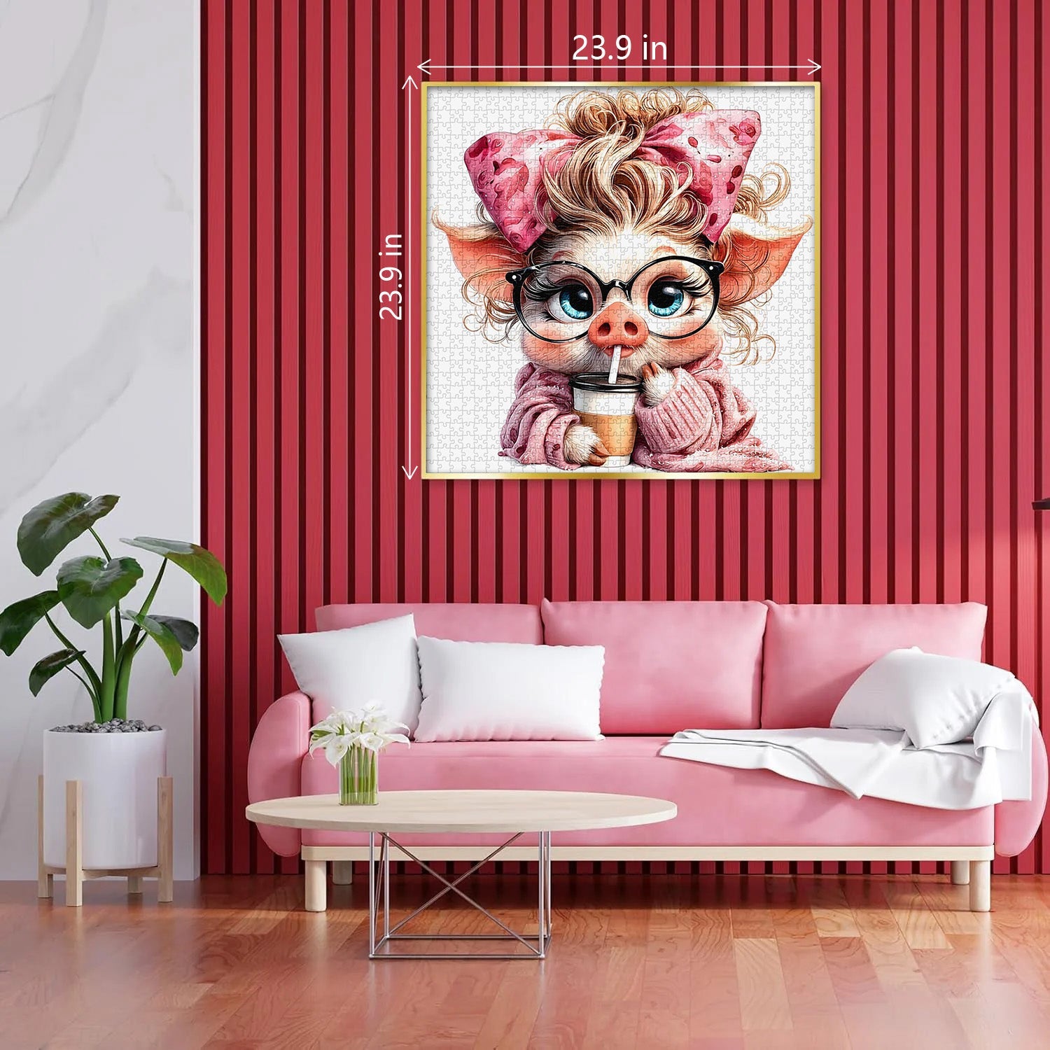 Piglet Coffee Break Jigsaw Puzzle 1000 Pieces