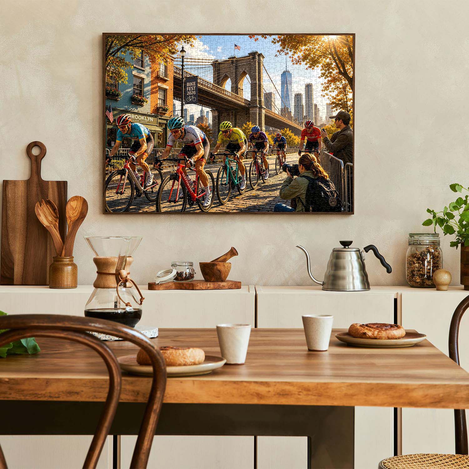 Puzzle da corsa in bici da città, 1000 pezzi