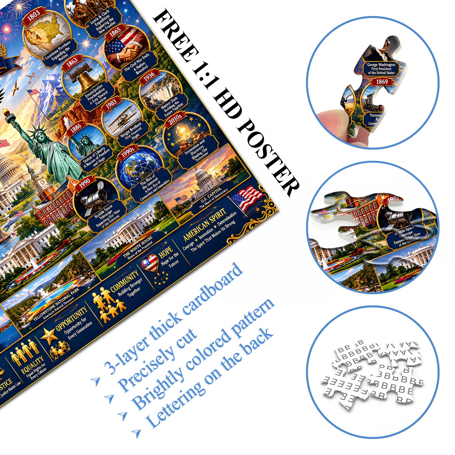 American Glory Puzzle 1000 Teile