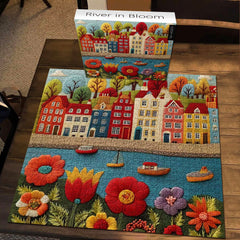 River in Bloom Jigsaw Puzzle 1000 Pieces
