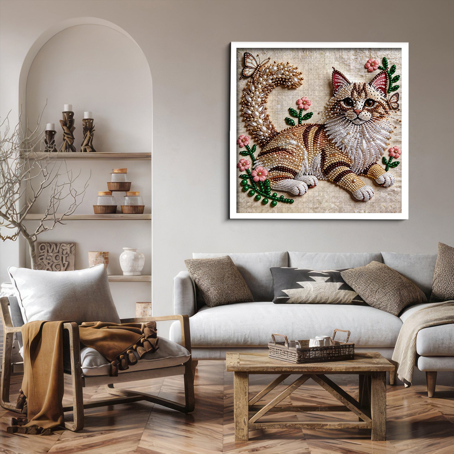 Beaded Whiskers Jigsaw Puzzle 1000 Pieces