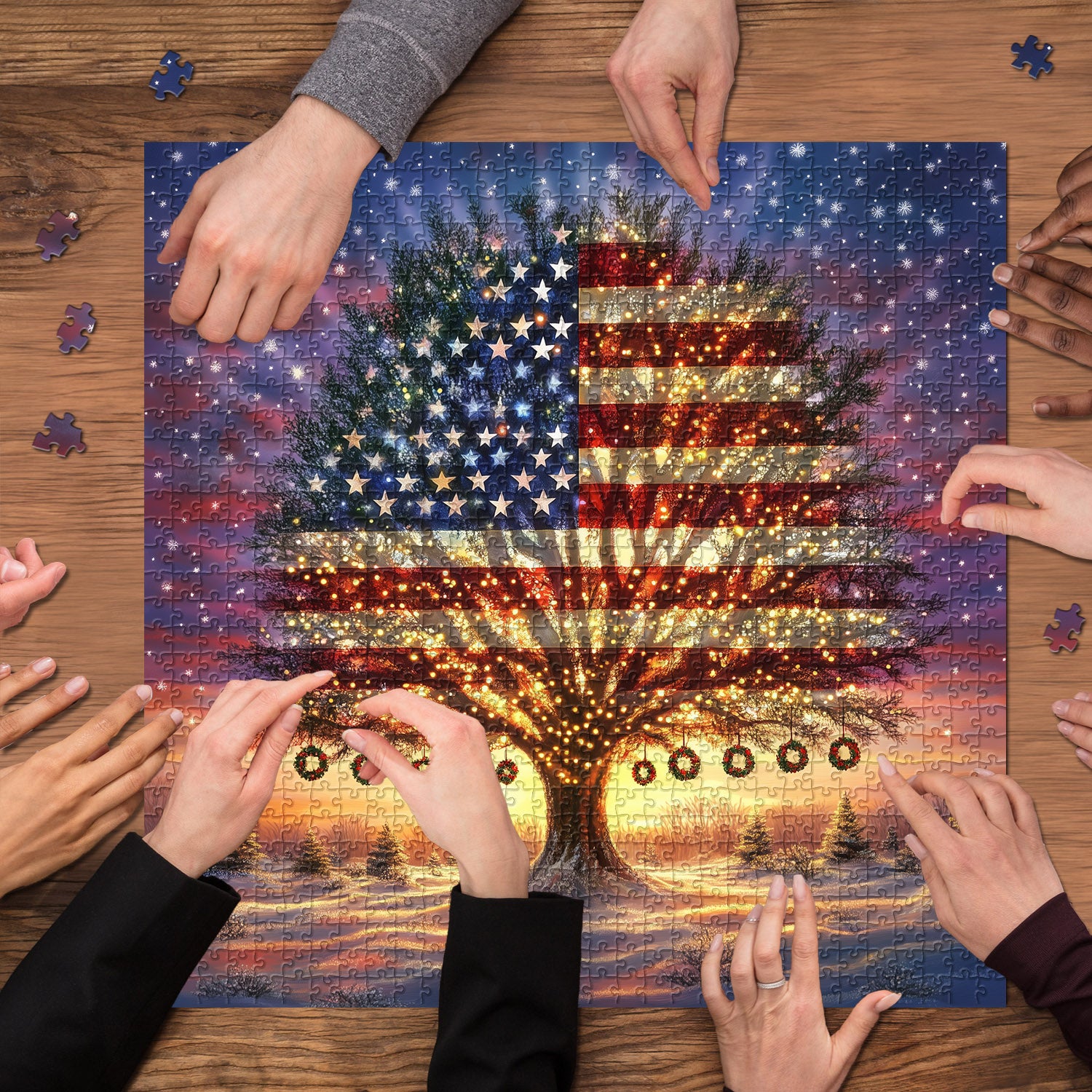 Holiday Glory Jigsaw Puzzle 1000 Pieces
