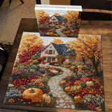 Autumn Cottage Garden Jigsaw Puzzle 1000 Pieces