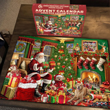 Christmas Cozy Cottage Advent Calendar Jigsaw Puzzle 1000 Pieces