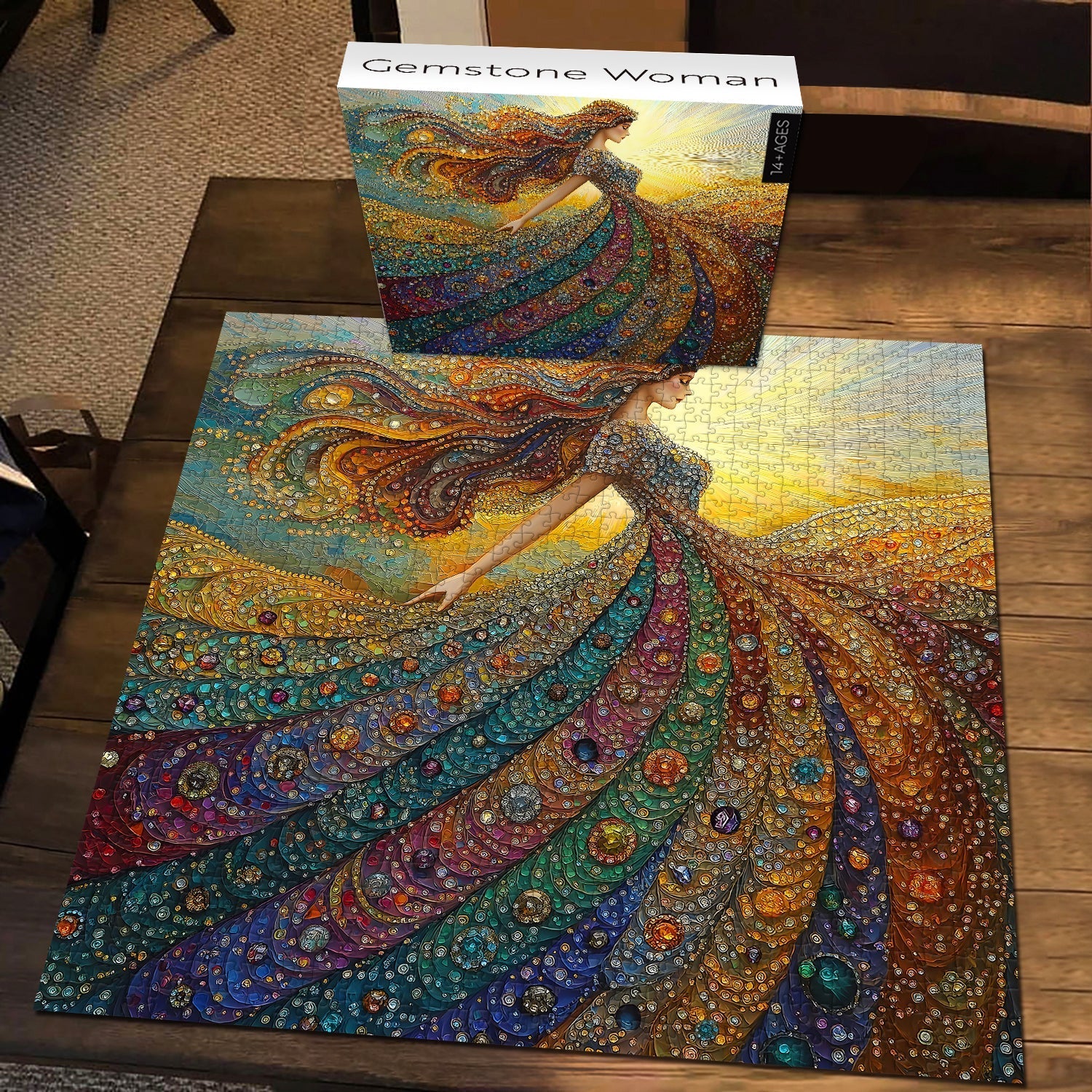 Gemstone Woman Jigsaw Puzzle 1000 Piece