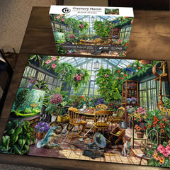 Grünes Haven -Puzzle 1000 Stücke