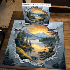 LakeCrack View Jigsaw Puzzle 1000 Pieces