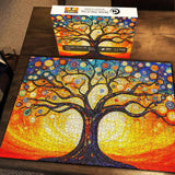 Mosaic Tree of Life Jigsaw Puzzle 1000 Pieces