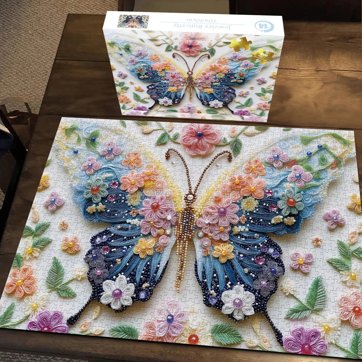 Jewelry Butterfly Jigsaw Puzzles 1000 Pieces