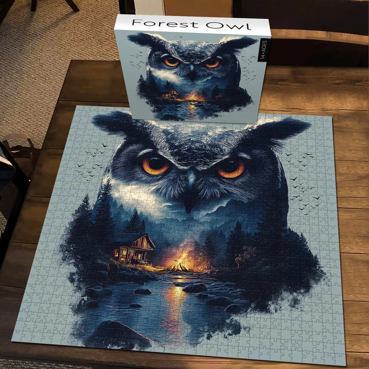 Forest Owl Jigsaw Puzzle 1000 Pieces