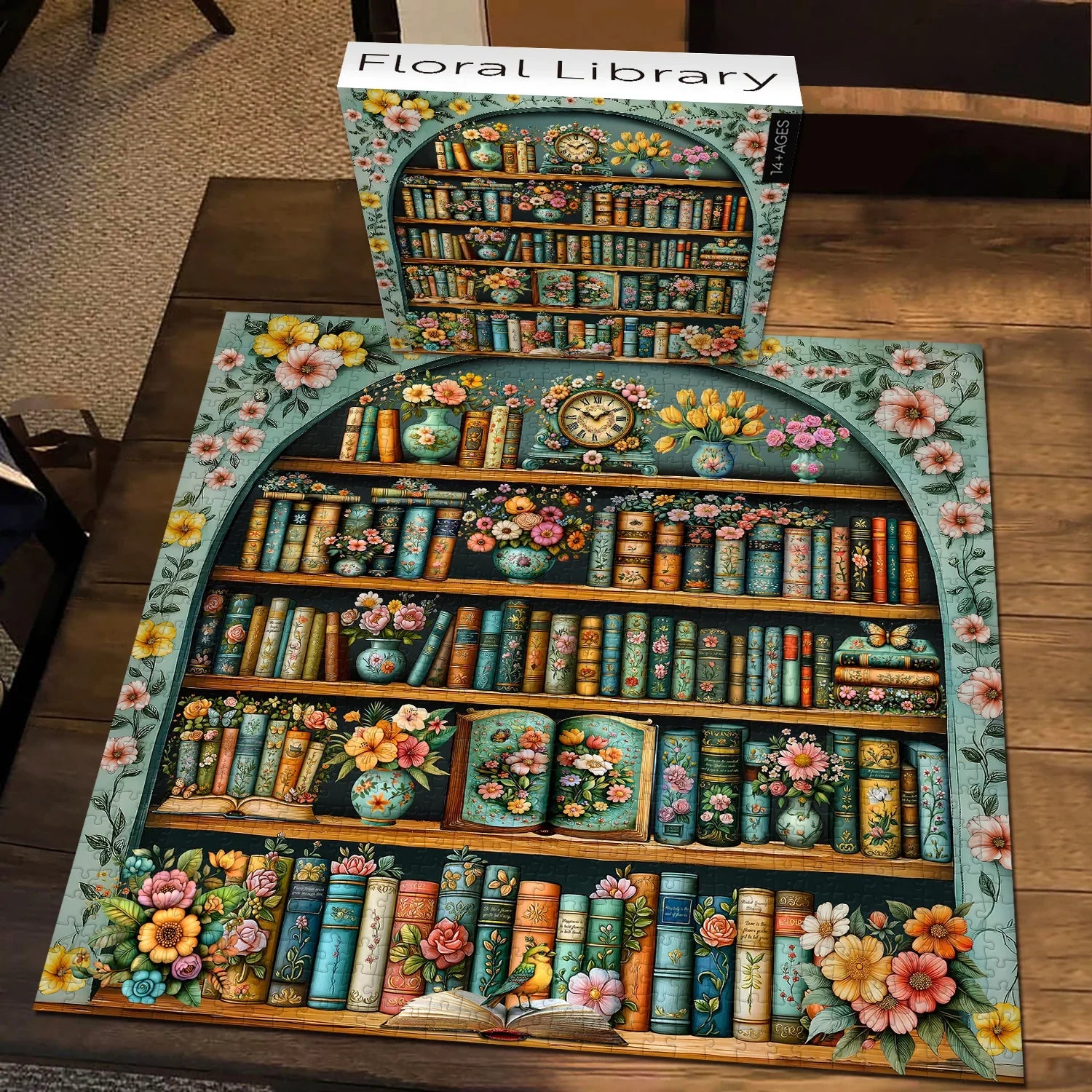 Floral Library Jigsaw Puzzle 1000 Pieces