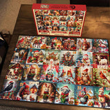 Snow Animals Advent Calendar Jigsaw Puzzle 1000 Pieces