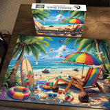 Summer Beach Jigsaw Puzzles 1000 Pieces