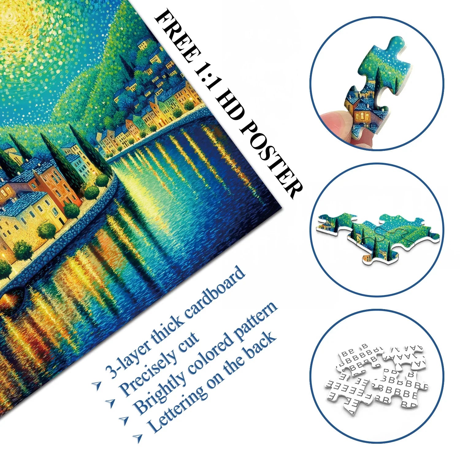 Starry Village Puzzle 1000 pièces 1000 pièces
