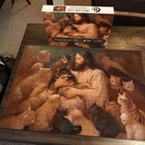 Jesus und Katzen Puzzle 1000 Teile