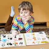 Montessori-upptagen bok för barn att utveckla inlärningsförmåga