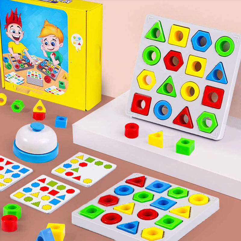 Shape Matching Game Färg Sensorisk pedagogisk leksak
