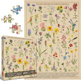Vintage Wildblumen Puzzle 1000 Teile