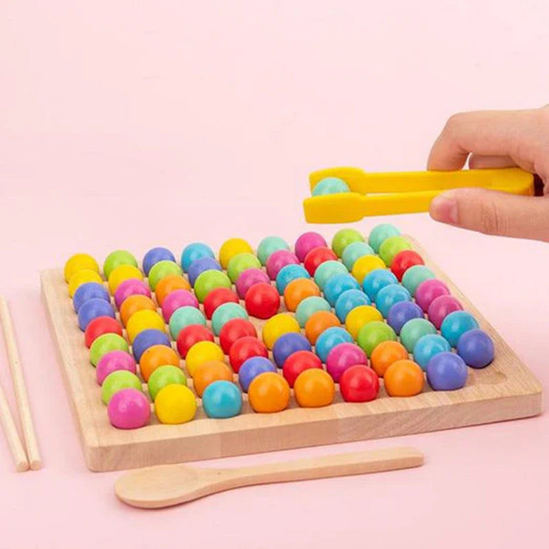 Wooden Board Bead Game Tdd Toy