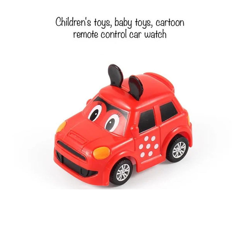 Titta på fjärrkontroll bil med lätt leksak