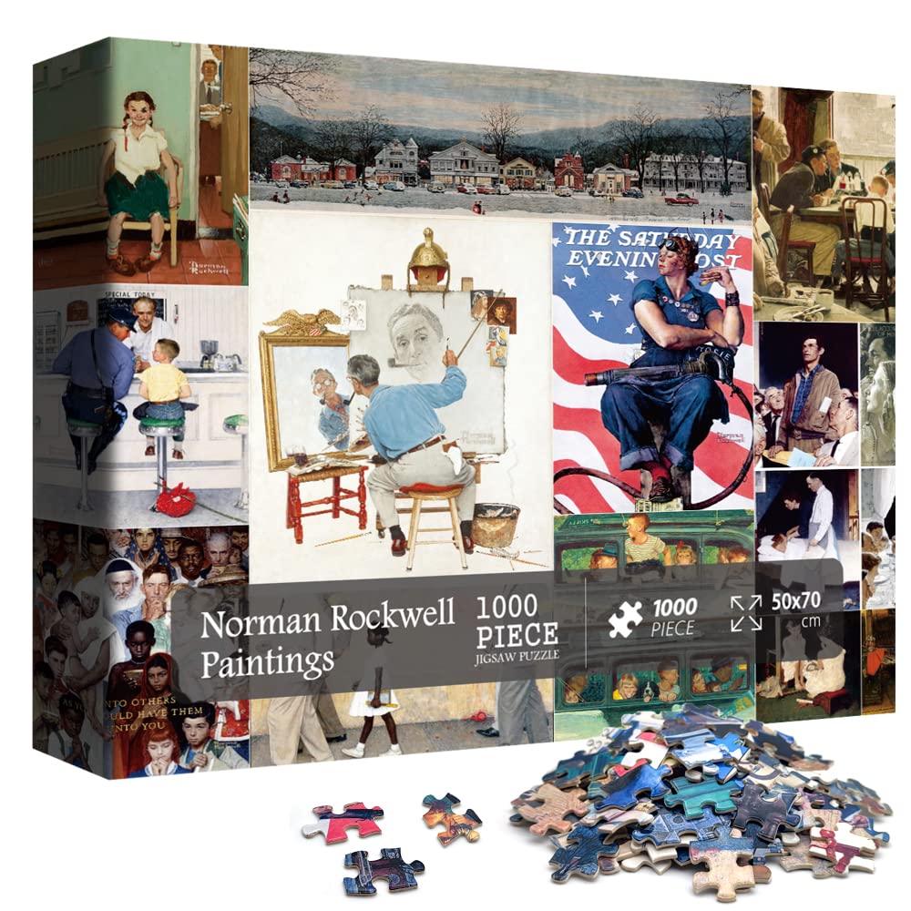 Norman Rockwell Jigsaw Puzzle 1000 Pieces Tdd Toy