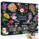 Det mest populära Flower Jigsaw Puzzle 1000 bitar 
