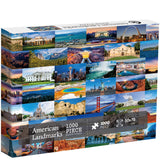 Naturreise-Puzzle der Vereinigten Staaten, 1000 Teile