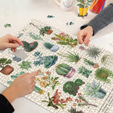 Vintage Succulent Jigsaw Puzzle 1000 Pieces