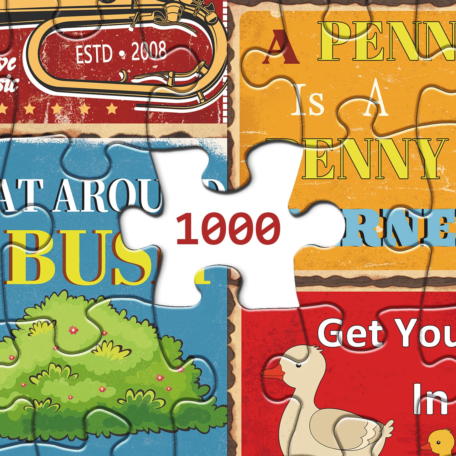 English Idioms Jigsaw Puzzles 1000 Pieces