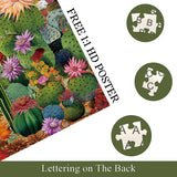 Kaktusblumengarten-Puzzle 1000 Teile