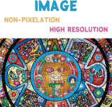 Aztekisches Totem-Mandala-Puzzle, 1000 Teile
