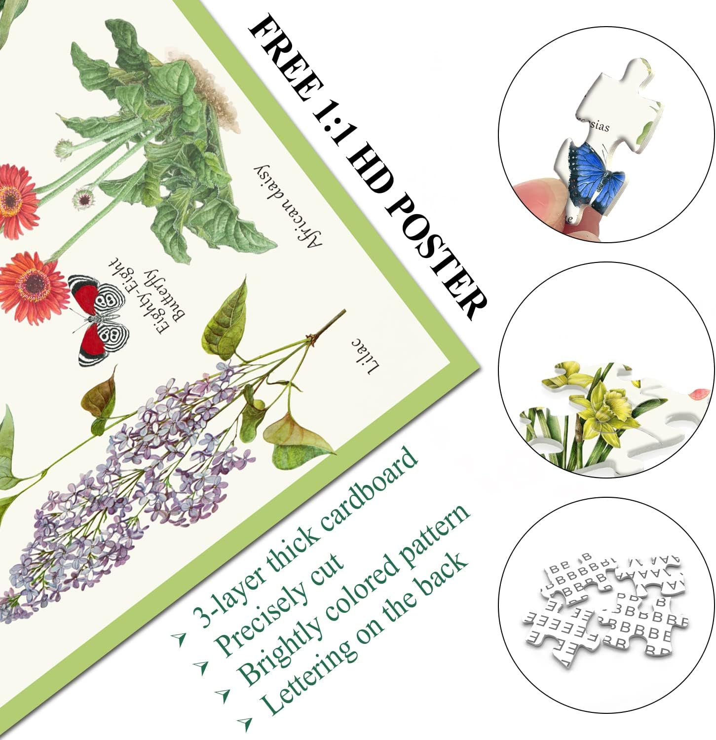 Garden Plant Jigaw Puzzles 1000 Pieces