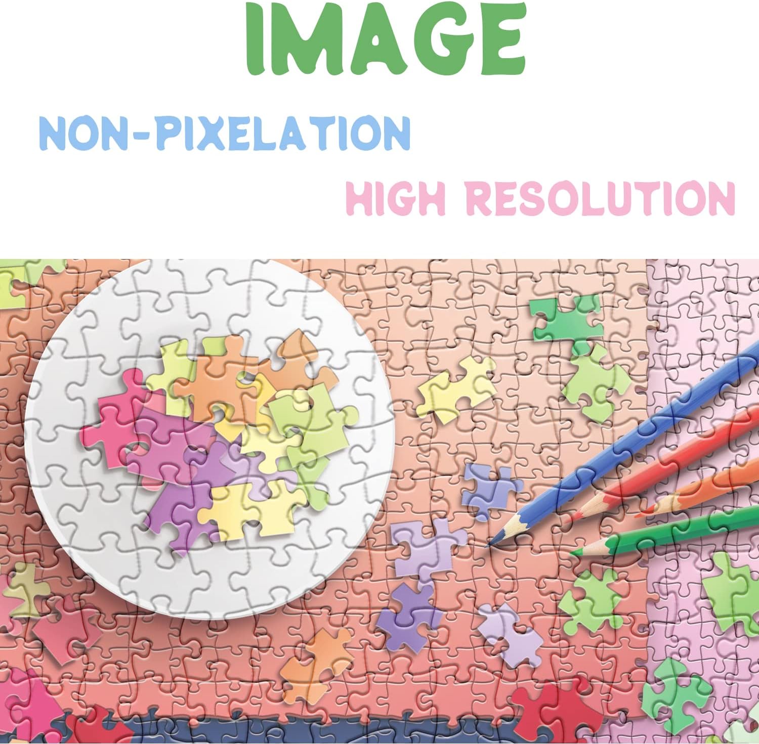 Impossible Gradient Jigsaw Puzzle 1000 bitar