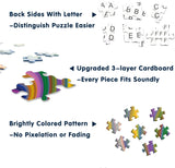 Mehrfarbiges schweres Puzzle 1000 Teile