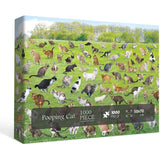 Pooping Cat Jigsaw Puzzle 1000 Pieces