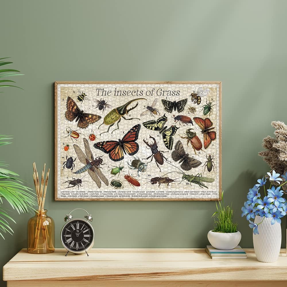 Vintage Butterfly Jigsaw Puzzle 1000 bitar