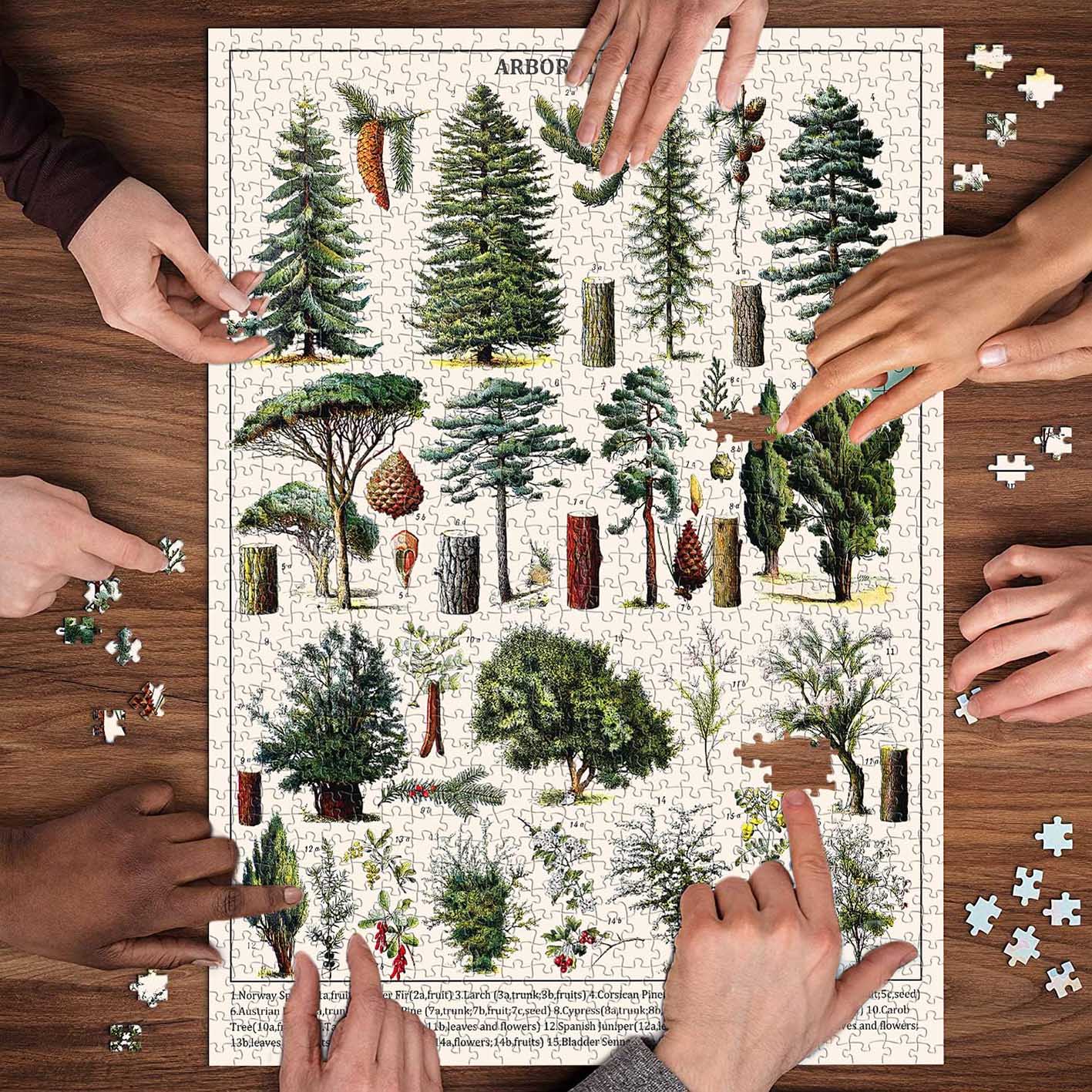 Vintage Plant Jigsaw Puzzle 1000 Pieces
